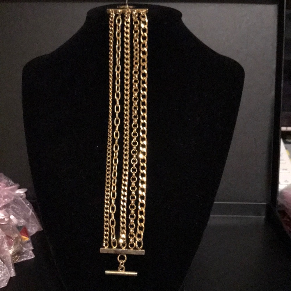 Five strand bracelet